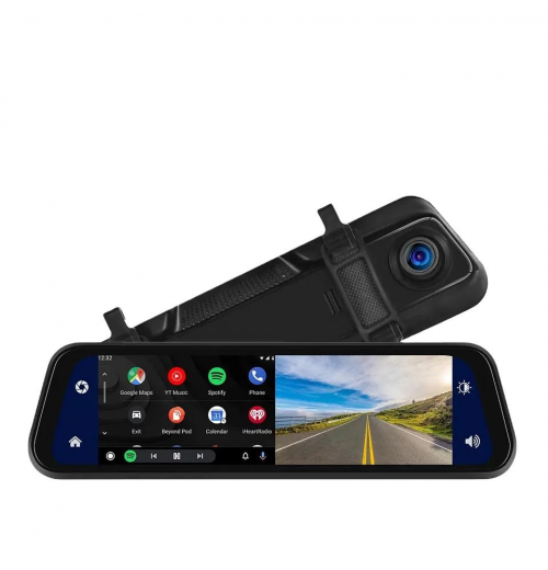 Car rearview mirror driving recorder front and rear 9.6inch single recording 1080p with reverse image car black box dvr dash ca Car rearview mirror driving recorder front and rear 9.6inch single recording 1080p with reverse image car black box dvr dash ca