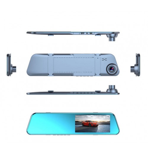 4.5inch Rearview mirror dashcam dual lens 4.19-inch car monitor HD 4.3 dual front and rear recording 4.5inch Rearview mirror dashcam dual lens 4.19-inch car monitor HD 4.3 dual front and rear recording