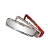 Diamond-studded car expands vision rearview mirrors and interior rearview mirror with diamonds.