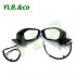 YLB Power Glass Foldable Rearview Mirror Door Mirror with Blind Spot FOR Honda Civic EX EX-L 2022 2023 OEM 76258-T20-A21